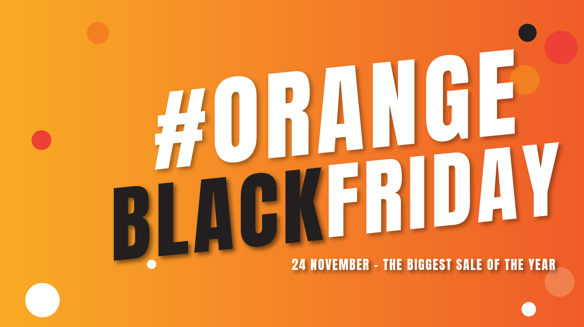 Orange Black Friday